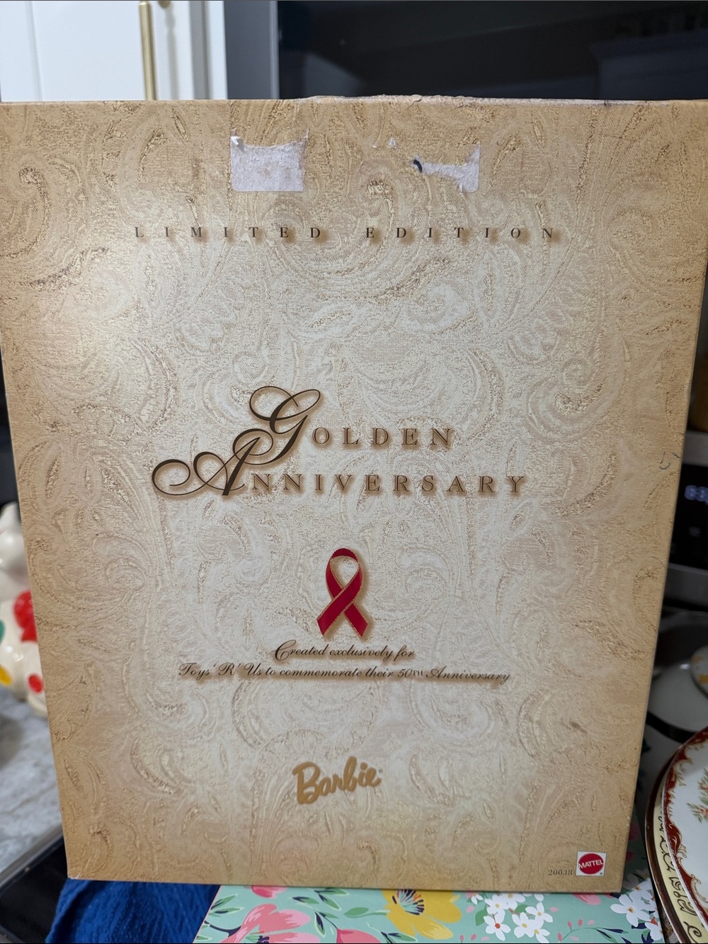 Barbie Golden Anniversary Box - Gold & Red